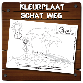 kleurplaat schatweg