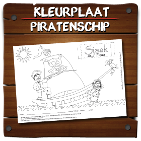 kleurplaat-piratenschip