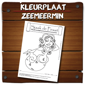 kleurplaat-zeemeermin